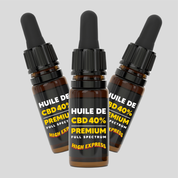 Tripack huile CBD 40%