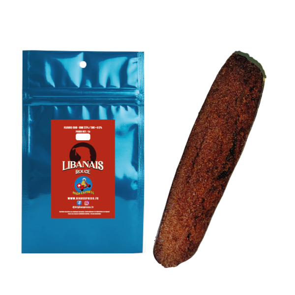 LIBANAIS rouge CBD hash résine CBD